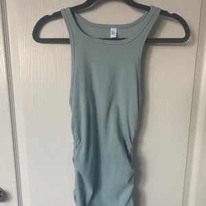 Ruched midi mini dress
